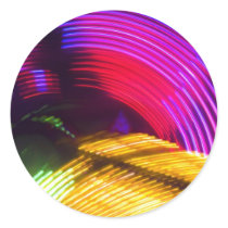 Abstract Purple Yellow Red and Green Lights Stickers