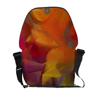 Abstract purse bag courier bag