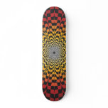 Abstract Radial Design: Custom Skateboard
