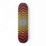 Abstract Radial Design: Custom Skateboard