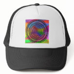 Abstract Radial Design: hats