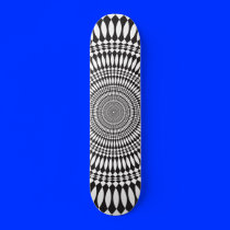 Abstract Radial Design: Skateboard