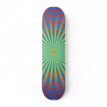 Abstract Radial Design: Skateboard