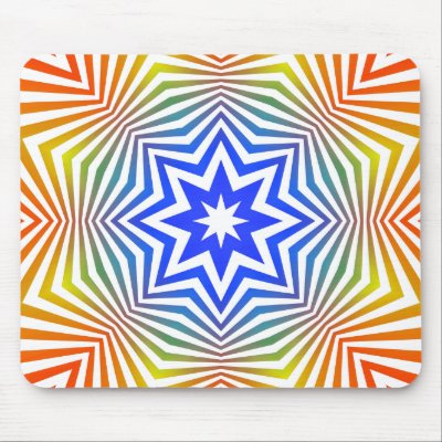 Abstract Radial Lines: Mousepads by spiritswitchboard