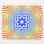 Abstract Radial Lines: mousepads