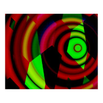 Abstract Radial Mish-Mash posters by Abstraction Abstract Radial Mish-Mash posters