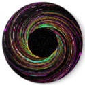 Abstract Rainbow Blackhole buttons