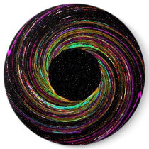 Abstract Rainbow Blackhole buttons