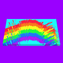 Abstract Rainbow Canvas canvas prints