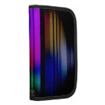 Abstract Rainbow Colors on Black Background Planner