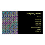 Abstract Rainbow Mandala Fractal business cards