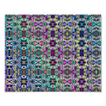 Abstract Rainbow Mandala Fractal