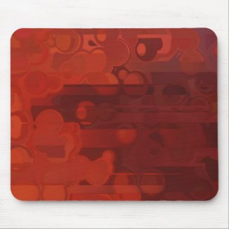 Abstract Red and Orange mousepad