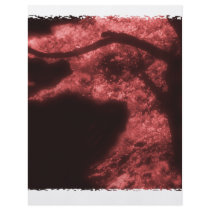 Abstract Red & Black Asian Tree flyers