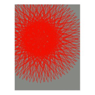 abstract red bursting color