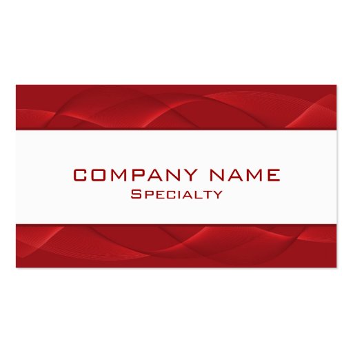 Abstract red Business Cards