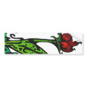 Abstract Red Flower Bumper Sticker bumper stickers by annag22 Abstract Red Flower Bumper Sticker bumper stickers