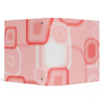 Abstract Red Square Binder