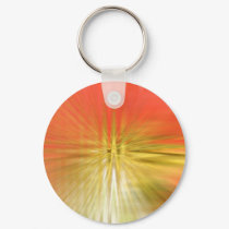 Abstract red tulip keychains