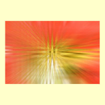 Abstract red tulip posters