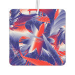 Abstract Red White and Blue Air Freshener