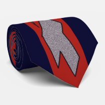 Abstract Red, White & Blue All American Tie