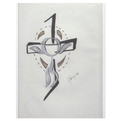 Abstract Religious Customized Letterhead by whizomind