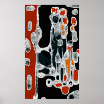 Abstract Relocation Poster