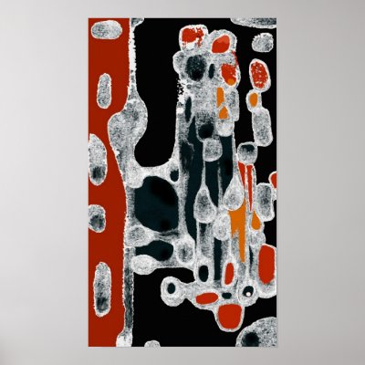 Abstract Relocation Poster by MyOtherPlanet
