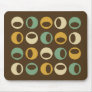 Abstract Retro Modern Spheres Mousepad