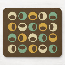 Abstract Retro Modern Spheres Mousepad by mazarakes Abstract Retro Modern Spheres Mousepad