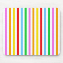 Abstract Retro Stripes Lines Red Blue Green Pink Mouse Pads