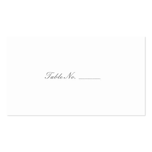 Abstract Ribbons Guest Table Escort Cards Business Card Templates (front side)