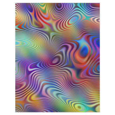 abstract rings pattern full color flyer by fotowino