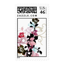Abstract roses Postage