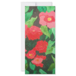 abstract roses rack card template