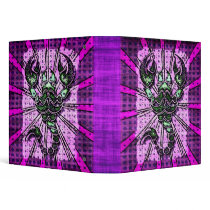 Abstract Scorpion 3 Ring Binders