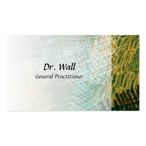 Abstract Scribbles Business Cards