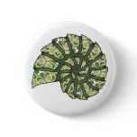 Abstract Sea Shell-001 Pinback Button