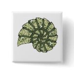 Abstract Sea Shell-001 Pinback Buttons