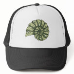 Abstract Sea Shell-001 Mesh Hats