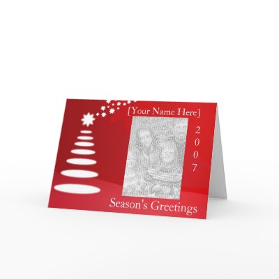 Abstract Season's Greetings  Card by SweetRascal