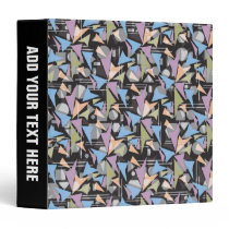 Abstract Shapes Collage binders