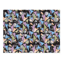 Abstract Shapes Collage postcards