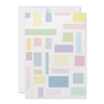 Abstract Shapes Personalized Invites