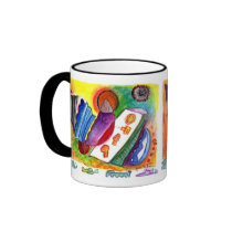 Abstract shapes plus Folded Image Mugs