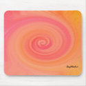 Abstract Sherbert Swirl mousepad