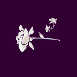Abstract Silver Roses