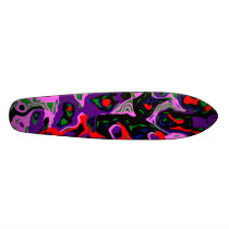 Abstract Skate Board Deck