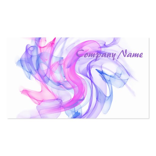 Abstract  Smoke on the Water Business Cards (front side)